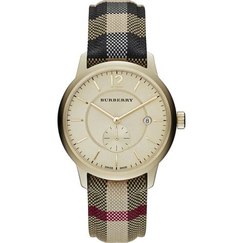 men's classic horseferry check fabric strap burberry watch bu10001|Mens / Gents Classic Horseferry Check Fabric Strap Burberry .